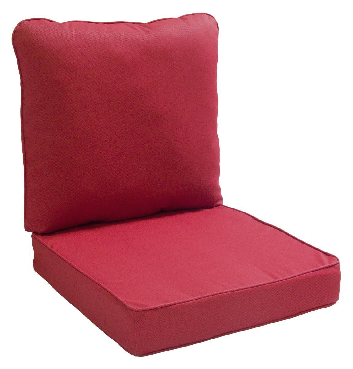 hometrends Red Deep Seat Cushion Walmart Canada
