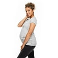 thumbnail image 2 of Paisley Sky Maternity Crew Neckline Tee, 2 of 6