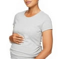 thumbnail image 4 of Paisley Sky Maternity Crew Neckline Tee, 4 of 6