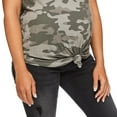 thumbnail image 4 of Paisley Sky Maternity Crew Neckline Tunic Tee, 4 of 6