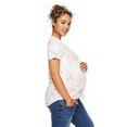 thumbnail image 2 of Paisley Sky Maternity Crew Neckline Tunic Tee, 2 of 6