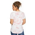 thumbnail image 3 of Paisley Sky Maternity Crew Neckline Tunic Tee, 3 of 6