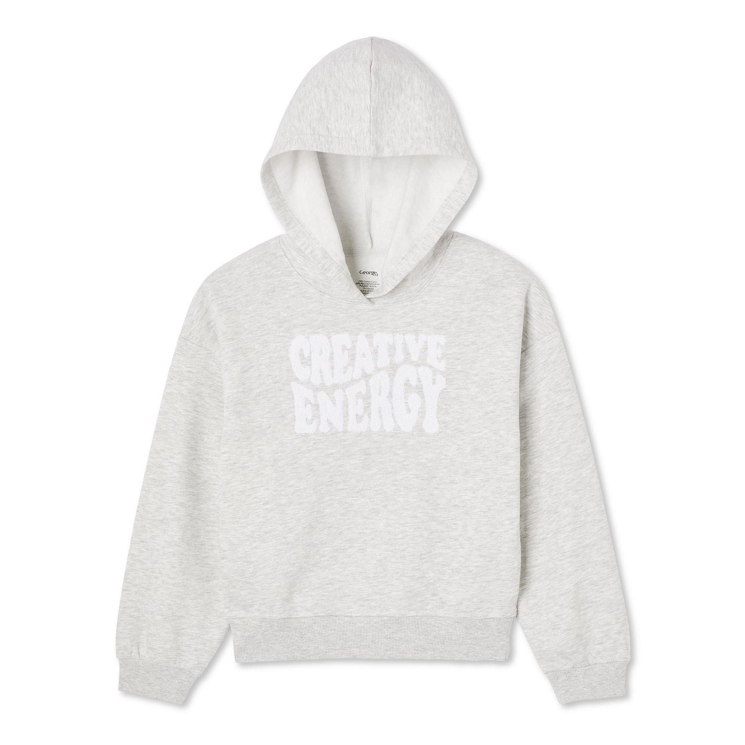 George Girls' Hooded Popover, Sizes XS-XL