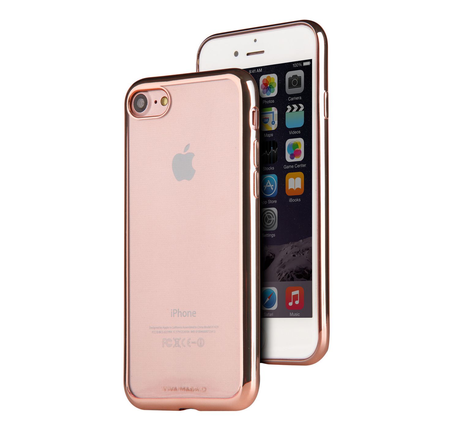 Viva Madrid Metalico Flex Case for iPhone 7 plus, Rose Gold | Walmart ...