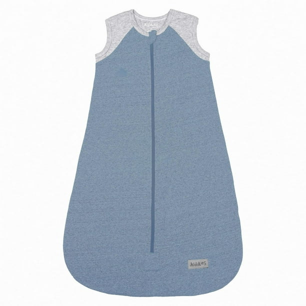 Juddlies Designs Collection Raglan - sac de rêve en coton bio pour bébé, sac de couchage, couverture portable, fermeture à glissière bidirectionnelle - 1 Tog