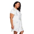thumbnail image 2 of George Women's Plus Printed Sleepshirt, 2 of 6