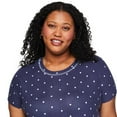 thumbnail image 4 of George Women's Plus Printed Sleepshirt, 4 of 6