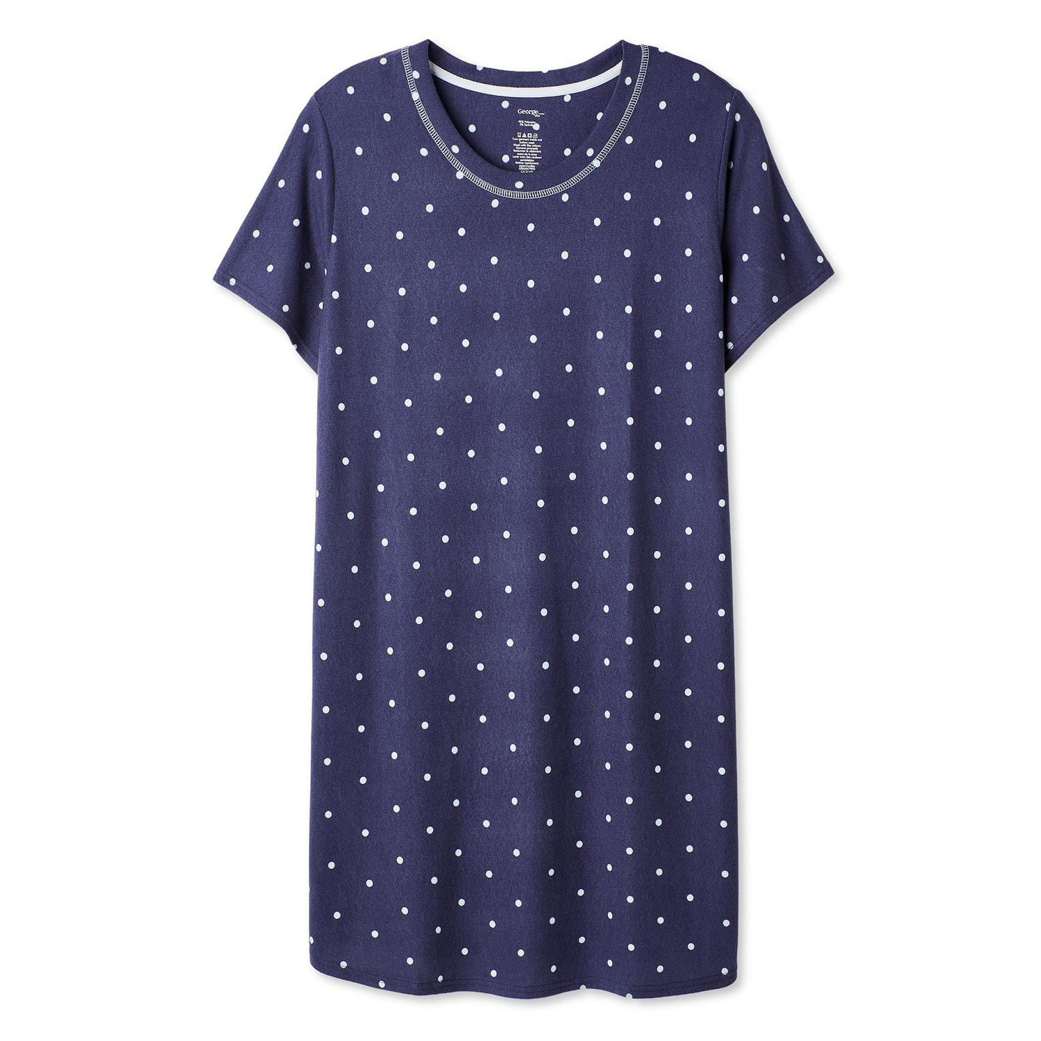 Chemise de nuit imprimée George Pluspour femmes