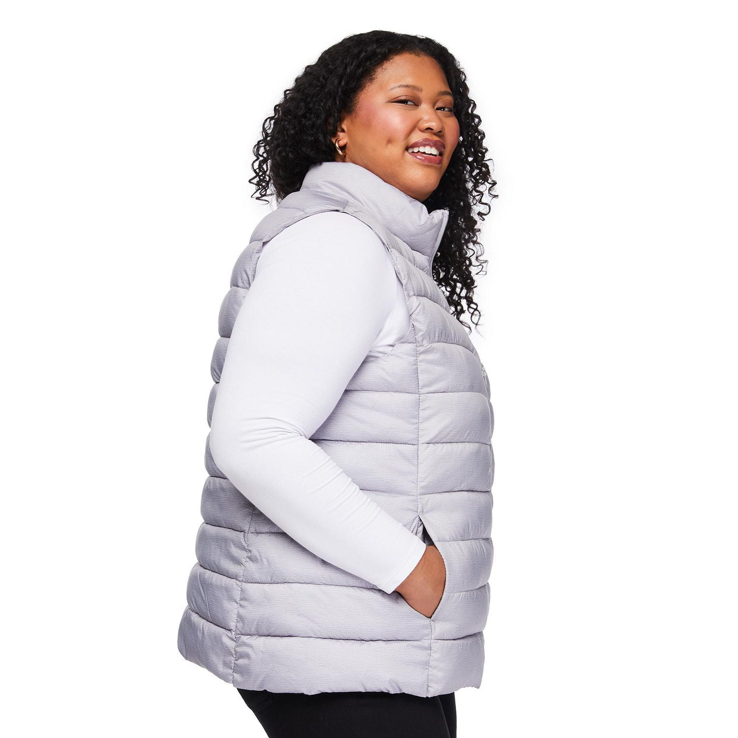 George Women's Plus Packable Puffer Vest
