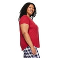 thumbnail image 2 of George Women's Plus Scoop Neckline Sleep Tee, 2 of 6