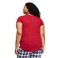 thumbnail image 3 of George Women's Plus Scoop Neckline Sleep Tee, 3 of 6