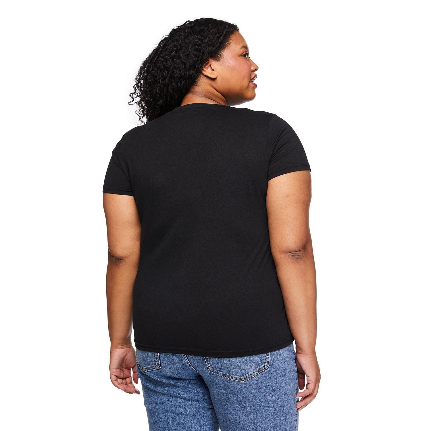 T-shirt à manches courtes Hello Kitty Plus pour femmes