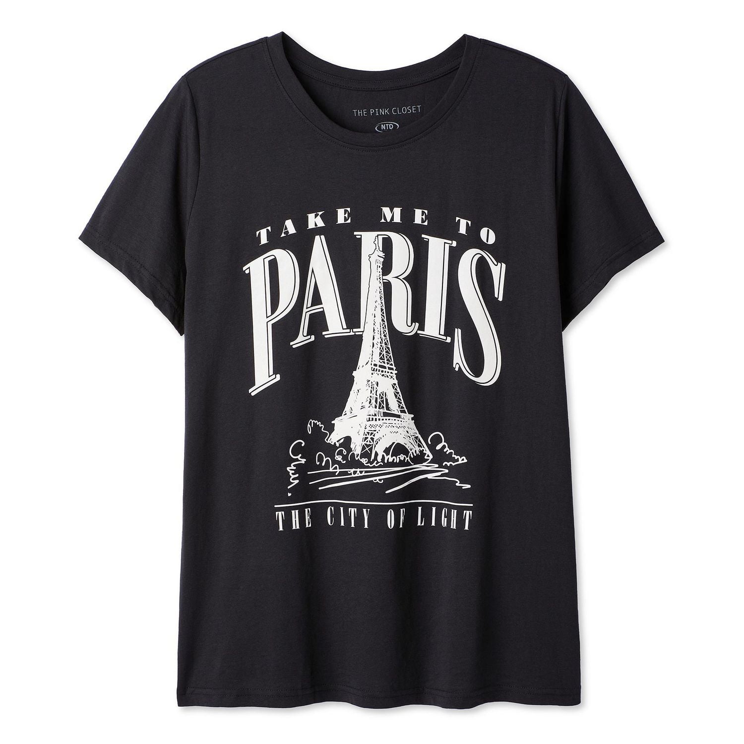 T-shirt Paris The Pink Closet Plus pour femmes