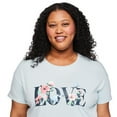 thumbnail image 4 of George Women's Plus Crew-Neck Nightshirt, 4 of 6