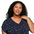 thumbnail image 4 of George Women's Plus V-Neck Nightshirt, 4 of 6