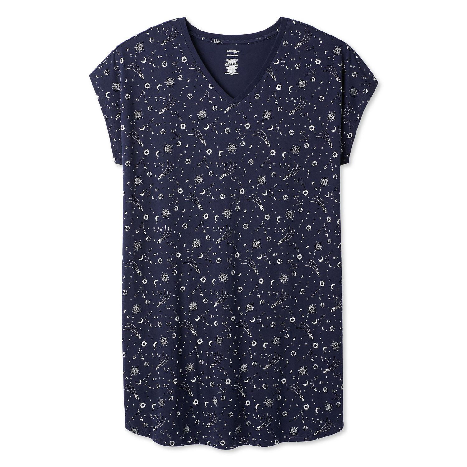 George Women's Plus V-Neck Nightshirt