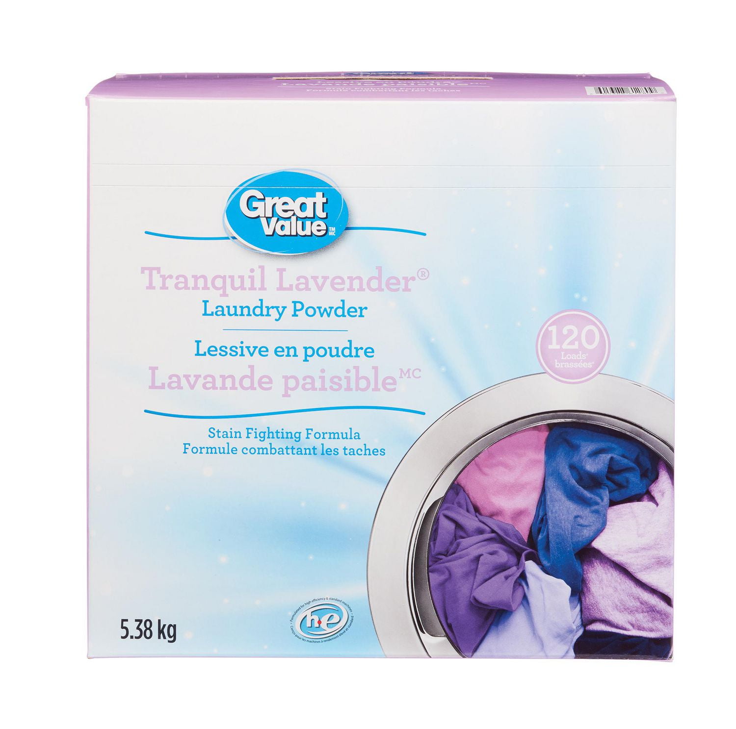 Great Value Tranquil Lavender Laundry Powder Walmart Canada