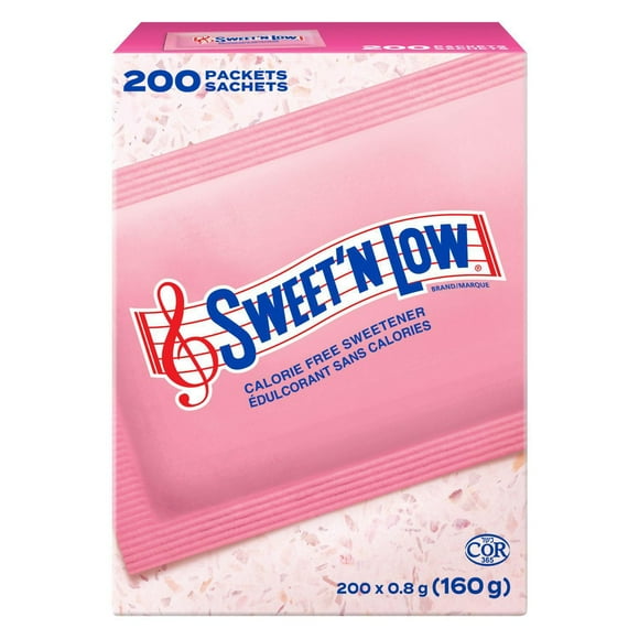 Sweet'N Low Zero Calorie Sweetener, 200 Count