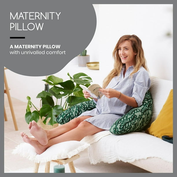 Momcozy Plus Size Nursing Pillow for Breastfeeding, with Adjustable Waist  Strap and Removable Cotton Cover