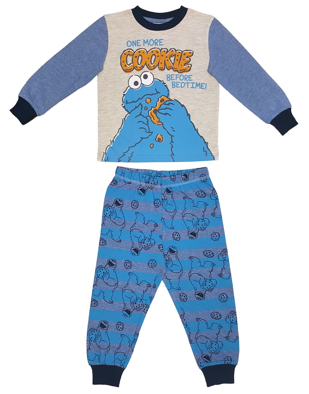 Sesame Street Boy's 2-Piece Long Sleeve Pajama Set | Walmart Canada