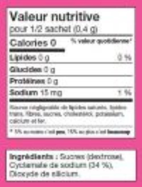 Édulcorant sans calorie Sweet'N Low 200 sachets