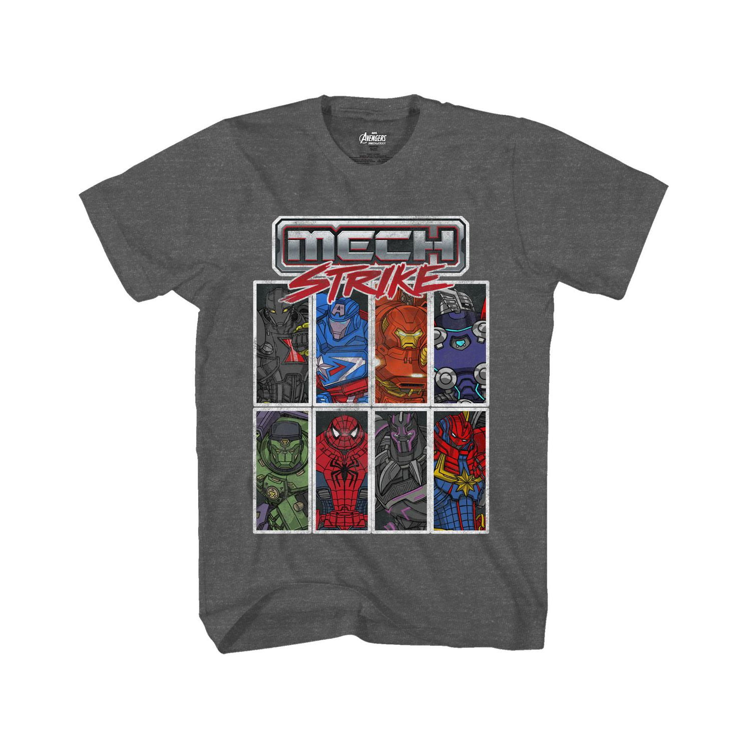 T-shirt Marvel Avengers Mech Strike pour garçon