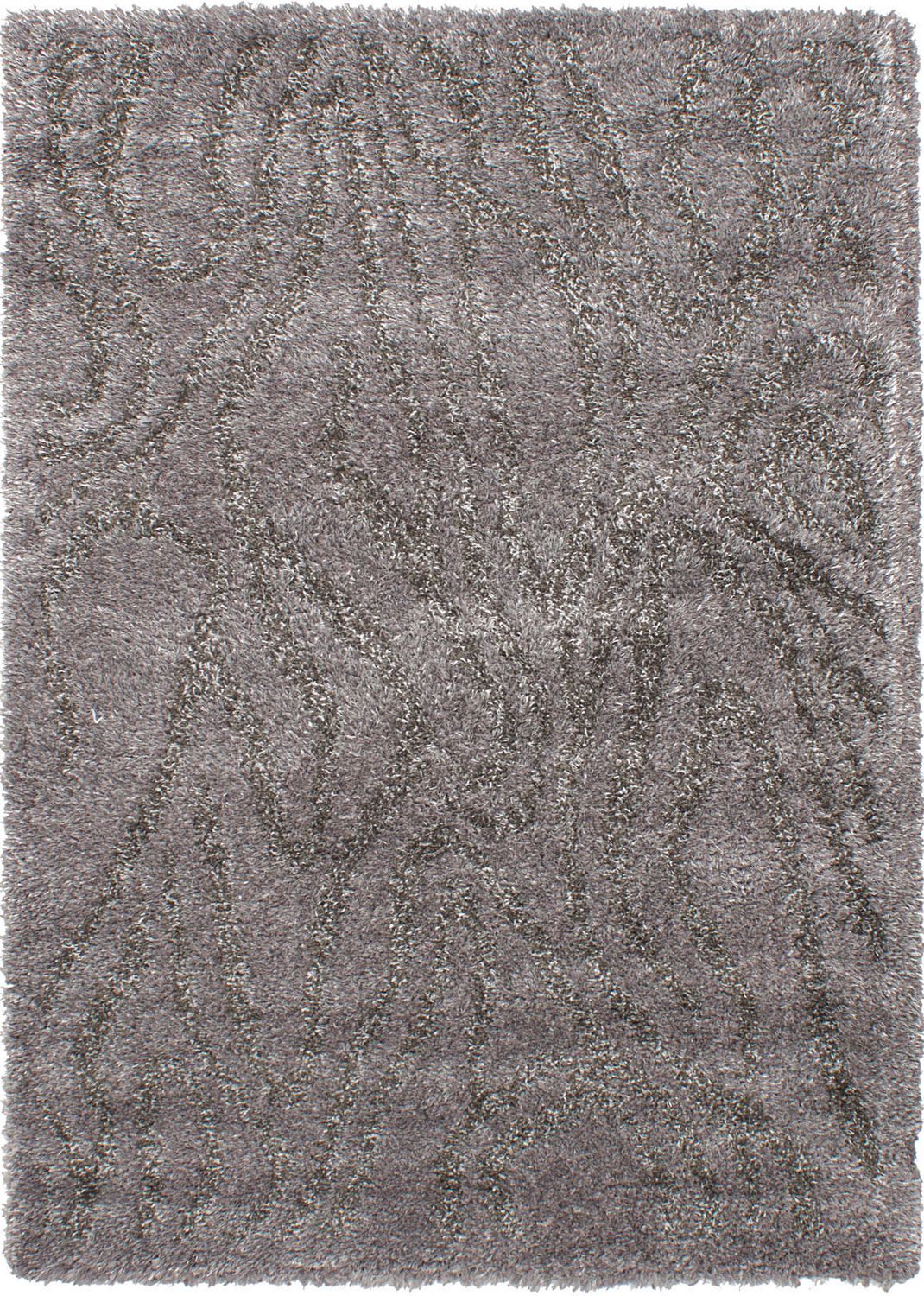eCarpetGallery Soho Dark Grey Polypropylene Shag 5'5" X 7'8" Walmart
