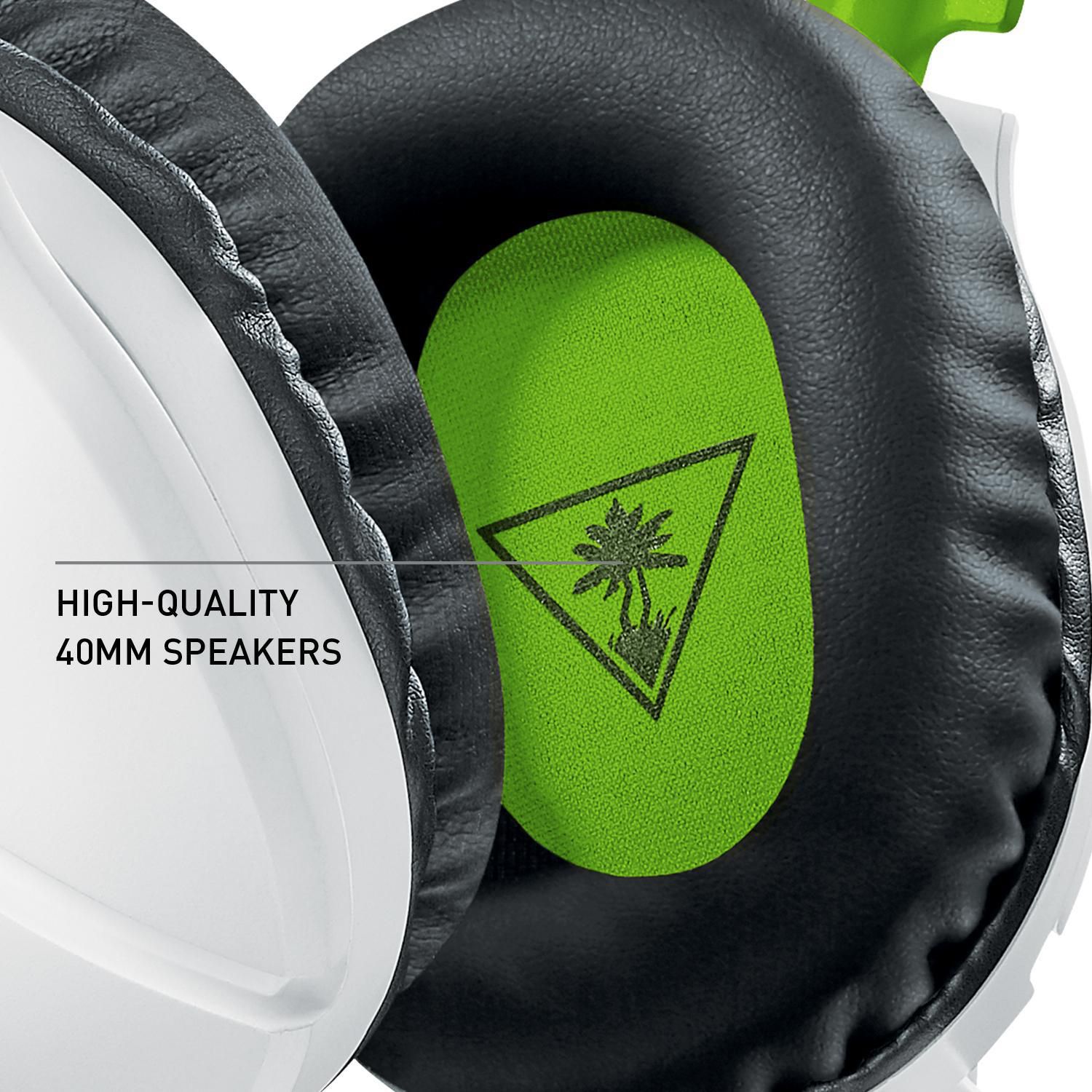 Turtle beach white discount and green headset