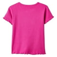 thumbnail image 2 of T-shirt côtelé George pour petites filles, 2 of 2