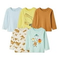 thumbnail image 1 of George Toddler Boys' Long-Sleeve T-Shirt 5-Pack, 1 of 2
