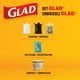 Glad White Garbage Bags - Tall 45 Litres - ForceFlex, Drawstring, with Febreze Fresh Clean Scent, 50 Trash Bags, Guaranteed Strong - image 4 of 6