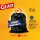 60 grands sacs à ordures  noirs ForceFlex de Glad d’une capacité de 90 L Garantis  résistants – image 2 sur 6