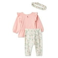 thumbnail image 2 of Ensemble 3 pièces avec leggings George pour bébés filles, 2 of 2