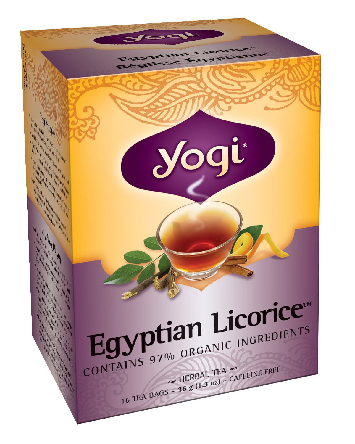 Yogi Teas Egyptian Licorice Herbal Tea 16 Bags 36 g Walmart Canada