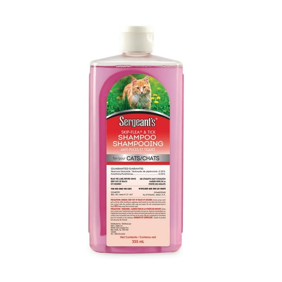 Sergeant's Skip-Flea & Tick Shampoo for Cats, 355 ml