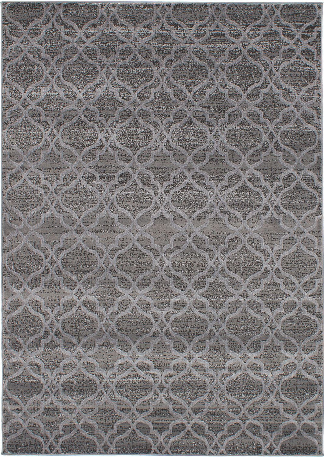 eCarpetGallery Chroma Grey Polypropylene Rug 5'3