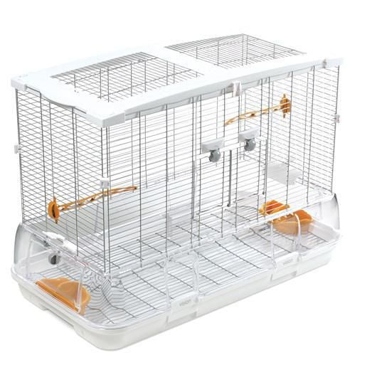 Cage Vision pour oiseaux de grande taille, standard, grillage étroit