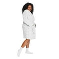 thumbnail image 2 of George Plus Women's Plush Robe, 2 of 6