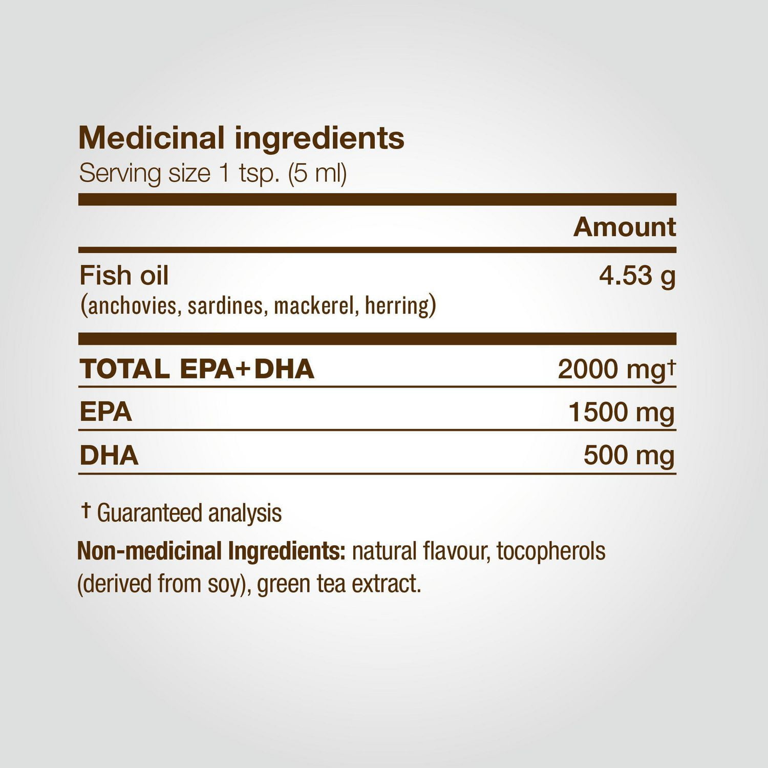 Liquide Omega-3 hp de NutraSea de haute EPA à la citron