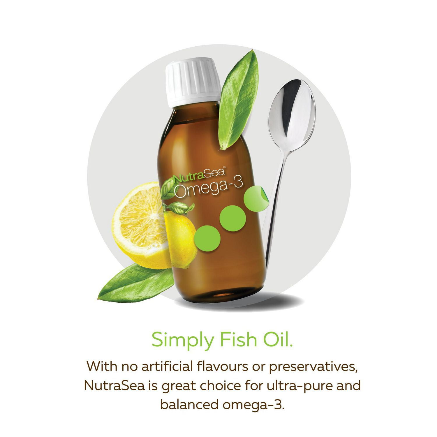 Nature's Way NutraSea Omega 3 Lemon Liquid