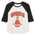 thumbnail image 2 of The Grinch Women's Plus 3/4 Sleeve Tee, 2 of 3