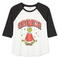 thumbnail image 3 of The Grinch Women's Plus 3/4 Sleeve Tee, 3 of 3