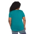 thumbnail image 3 of George Plus Women's Scoop Neckline Tee, 3 of 6