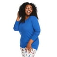 thumbnail image 2 of George Plus Women's Waffle Sleep Tee, 2 of 6