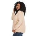 thumbnail image 2 of George Plus Women's V-Neckline Tee, 2 of 6