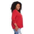 thumbnail image 2 of George Plus Women's V-Neckline Tee, 2 of 6