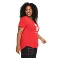 thumbnail image 2 of George Plus Women's Scoop Neckline Tee, 2 of 6