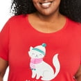 thumbnail image 4 of George Plus Women's Scoop Neckline Tee, 4 of 6