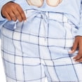 thumbnail image 4 of George Plus Women's Plush Pajama 2-Piece Set, 4 of 6
