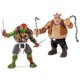 Figurines Bebop contre Raphael Combat Ninja de Ninja Turtles 2 – image 1 sur 2